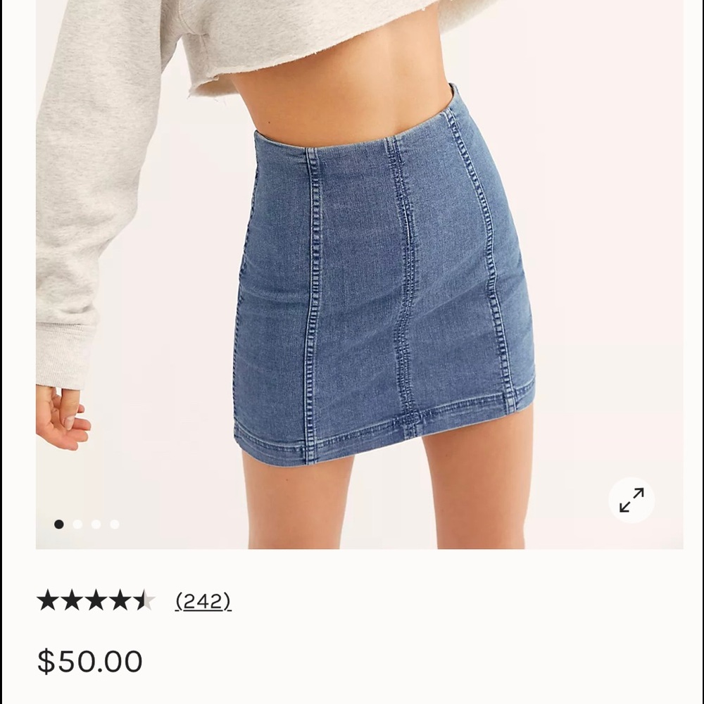 🦋 NWT Free People
Modern Femme Denim Mini - Picture 3 of 14